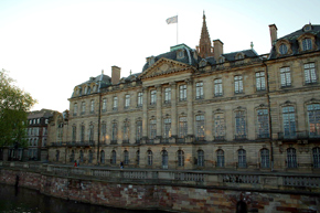 The formal residence of the Cardinal de Rohan in Strassburg